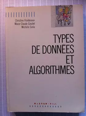 Couverture du produit · Types de données et algorithmes