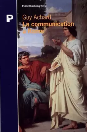 Couverture du produit · La communication à Rome