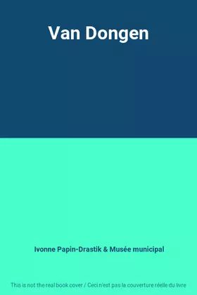 Couverture du produit · Van Dongen