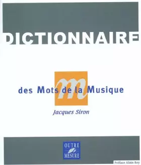 Couverture du produit · Dictionnaire des mots de la musique