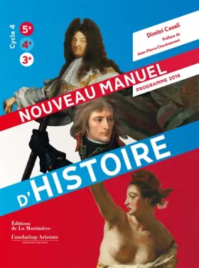 Couverture du produit · Nouveau Manuel d'Histoire. Programme 2016