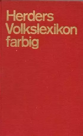 Couverture du produit · Herders Volkslexikon farbig - A - Z
