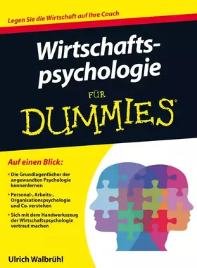 Couverture du produit · Wirtschaftspsychologie für Dummies