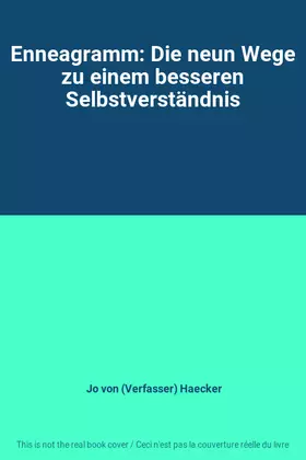 Couverture du produit · Enneagramm: Die neun Wege zu einem besseren Selbstverständnis