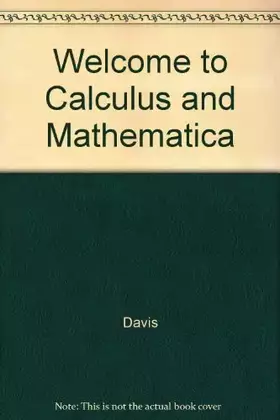 Couverture du produit · Welcome Calculus and Mathematica IBM Windows