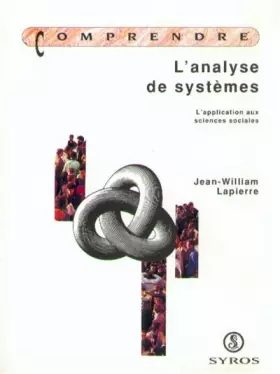 Couverture du produit · L'analyse des systèmes