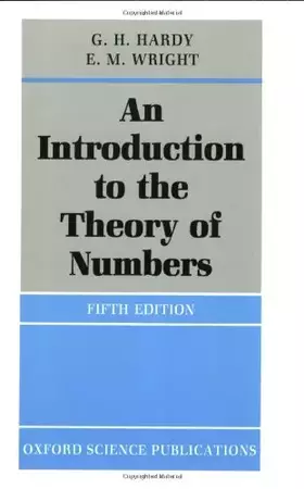 Couverture du produit · An Introduction to the Theory of Numbers