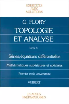 Couverture du produit · Exercices de topologie et d'analyse avec solutions mathématiques