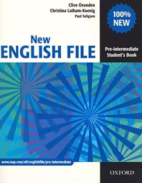 Couverture du produit · New English File Pre-Intermediate 2005 : Student's Book