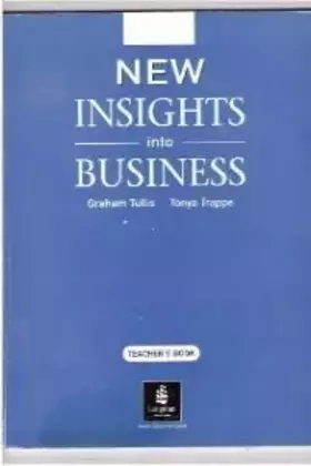 Couverture du produit · New Insights into Business Teacher's Book