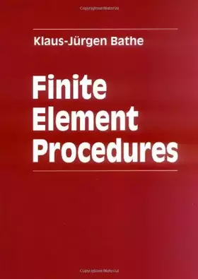 Couverture du produit · Finite Element Procedures: United States Edition