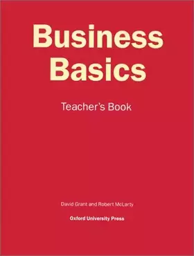 Couverture du produit · BUSINESS BASICS TEACHER'S BOOK