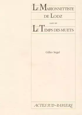 Couverture du produit · Marionnettiste De Lodz