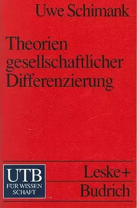 Couverture du produit · Theorien gesellschaftlicher Differenzierung (UTB S (Small-Format): Uni-Taschenbücher)
