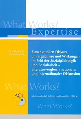 Couverture du produit · Zum aktuellen Diskurs um Ergebnisse und Wirkungen im Feld der Sozialpädagogik und Sozialarbeit - Literaturvergleich nationaler 