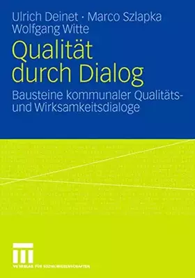 Couverture du produit · Qualität durch Dialog: Bausteine kommunaler Qualitäts- und Wirksamkeitsdialoge