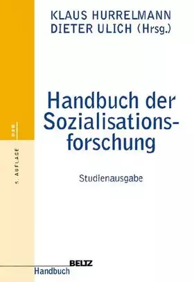 Couverture du produit · Handbuch Sozialisationsforschung (Beltz Handbuch)