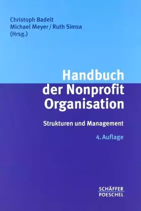 Couverture du produit · Handbuch der Nonprofit Organisation: Strukturen und Management