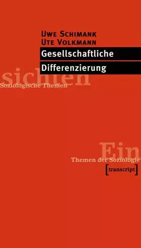 Couverture du produit · Gesellschaftliche Differenzierung (Einsichten. Themen der Soziologie)