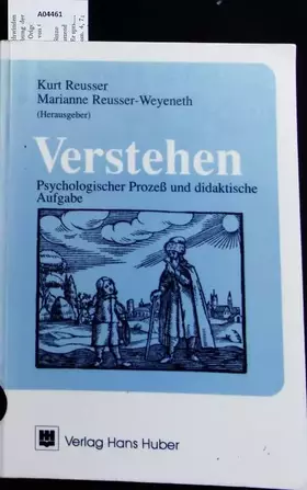Couverture du produit · Verstehen lernen und lehren: Das Verstehen als psychologischer Prozess und didaktische Aufgabe