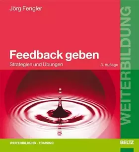 Couverture du produit · Feedback geben: Strategien und Übungen (Beltz Weiterbildung)