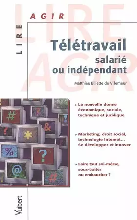 Couverture du produit · Le télétravail salarié ou indépendant