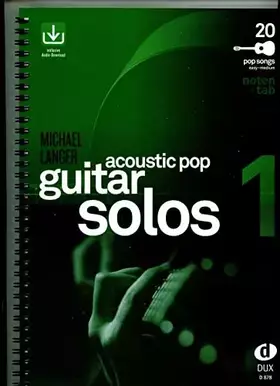 Couverture du produit · Acoustic Pop Guitar Solos 1: Noten & TAB - easy/medium