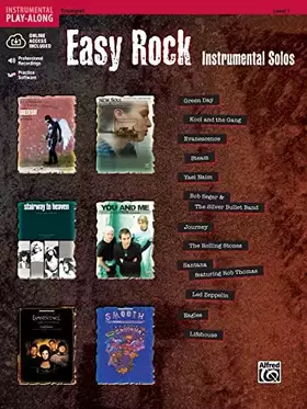 Couverture du produit · Easy Rock Instrumental Solos, Level 1: Trumpet, Book & Online Audio/Software (Easy Instrumental Solos Series)