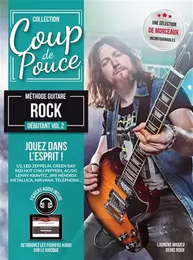 Couverture du produit · Roux Denis - coup de pouce guitare rock vol 2 + cd (guitare électrique)