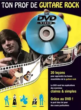 Couverture du produit · Méthode Ton prof de guitare rock: Avec DVD