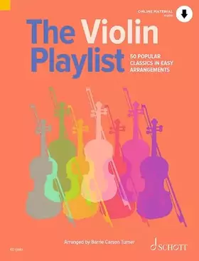 Couverture du produit · Violin Playlist: 50 Popular Classics in Easy Arrangements Book/Online Audio