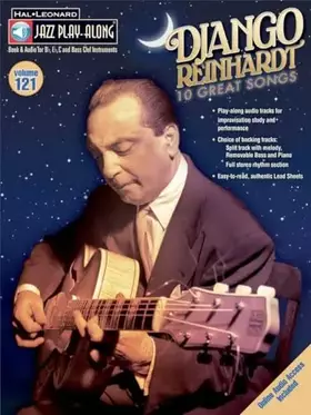 Couverture du produit · Django Reinhardt: Jazz Play-Along Volume 121