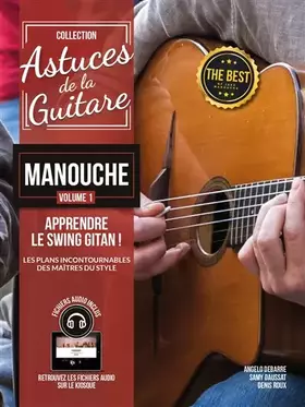 Couverture du produit · Astuces de la Guitare Manouche (Les), Volume 1. Partitions, Livre, CD pour Tablature Guitare