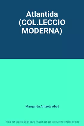 Couverture du produit · Atlantida (COL.LECCIO MODERNA)