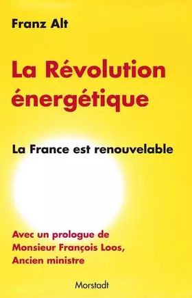 Couverture du produit · La révolution énergétique: la France est renouvelable