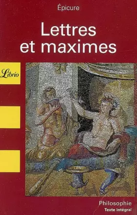 Couverture du produit · Lettres et maximes