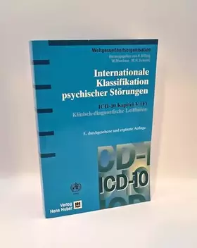 Couverture du produit · Internationale Klassifikation psychischer Störungen: ICD-10 Kapitel V (F) Klinisch-diagnostische Leitlinien