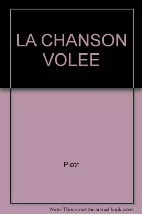 Couverture du produit · La Chanson volée (livre et CD)