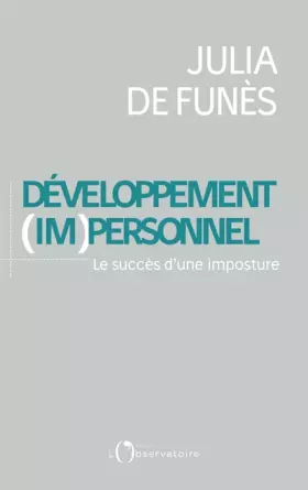 Couverture du produit · Le développement (im)personnel
