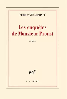 Couverture du produit · Les enquêtes de Monsieur Proust