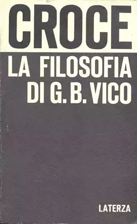 Couverture du produit · La filosofia di G.B. Vico