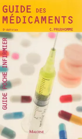 Couverture du produit · Guide des medicaments, 5e ed.