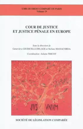 Couverture du produit · COUR DE JUSTICE ET JUSTICE PÉNALE EN EUROPE