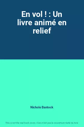 Couverture du produit · En vol ! : Un livre animé en relief