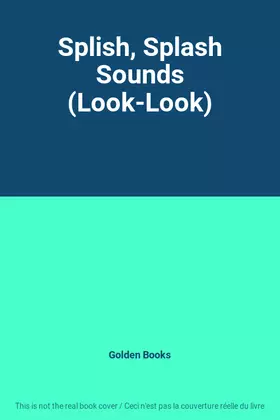 Couverture du produit · Splish, Splash Sounds (Look-Look)