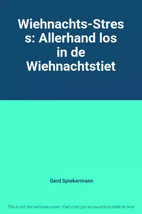 Couverture du produit · Wiehnachts-Stress: Allerhand los in de Wiehnachtstiet