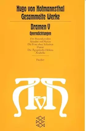 Couverture du produit · Dramen V: (Operndichtungen)