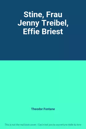 Couverture du produit · Stine, Frau Jenny Treibel, Effie Briest
