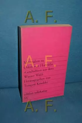 Couverture du produit · Materialien zu Ödön von Horvaths Geschichten aus dem Wiener Wald.