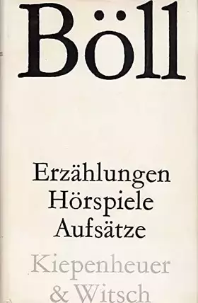 Couverture du produit · Erzählungen, Hörspiele, Aufsätze